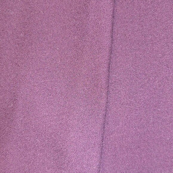 Vintage Lined Pencil Skirt Women’s Size 14 Deep Purple High Waist - Picture 3 of 5